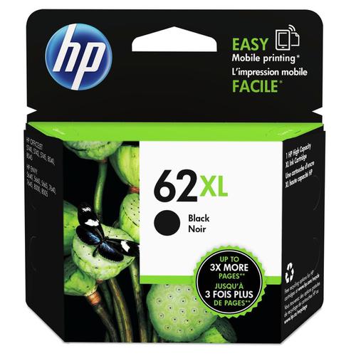 Hewlett Packard [HP] No.62XL Inkjet Cartridge 12ml Page Life 600pp Black Ref C2P05AE