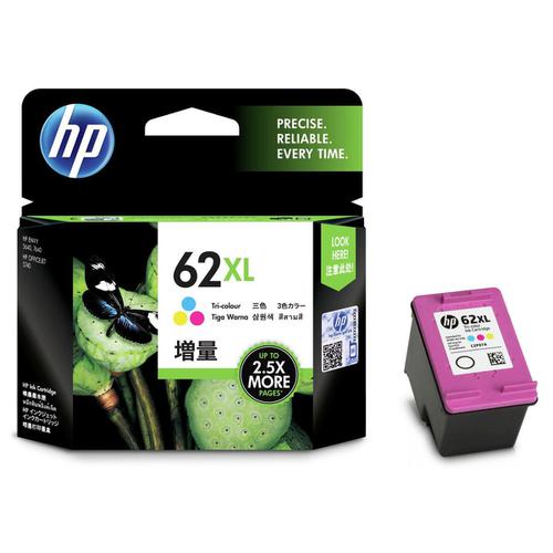 Hewlett Packard [HP] No.62XL Inkjet Cartridge 11.5ml Page Life 415pp Tri-Colour Ref C2P07AE
