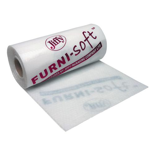 Jiffy Furni-soft Roll Soft Low Density Polyethylene Furniture Protection 1200mmx50m Clear Ref BLAM39561
