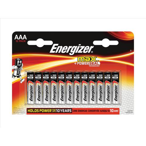 Energizer+Max+AAA%2FE92+Batteries+Ref+E300103700+%5BPack+12%5D