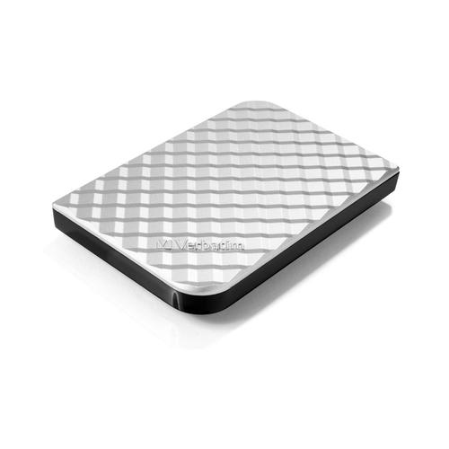 Verbatim Portable Hard Drive 1TB Silver Ref 53197