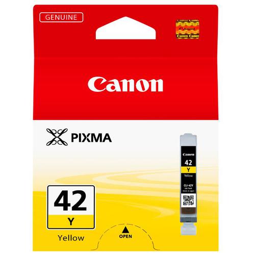 Canon CLI-42Y Inkjet Cartridge Page Life 284pp 13ml Yellow Ref 6387B001