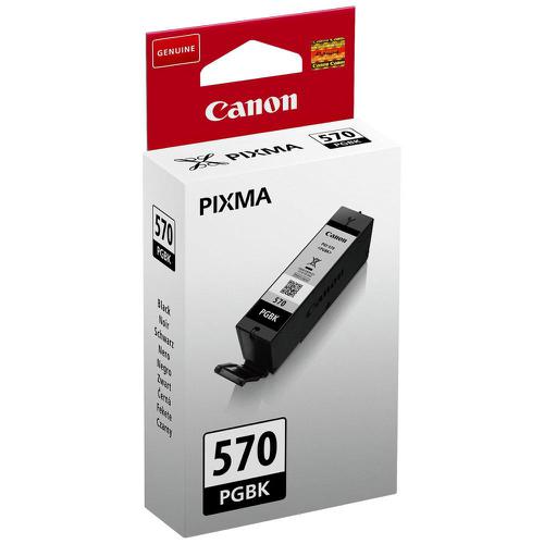 Canon PGI-570PGBK InkJet Cartridge Page Life 300pp 15ml Black Ref 0372C001