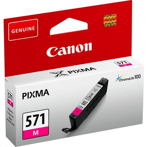 Canon+CLI-571+InkJet+Cartridge+Page+Life+182pp+7ml+Magenta+Ref+0387C001