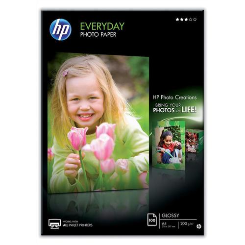 Hewlett+Packard+%5BHP%5D+Everyday+Photo+Paper+Glossy+200gsm+A4+Ref+Q2510A+%5B100+Sheets%5D