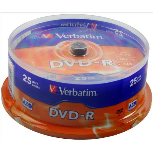 Verbatim+DVD-R+Spindle+Ref+43522-1+%5BPack+25%5D