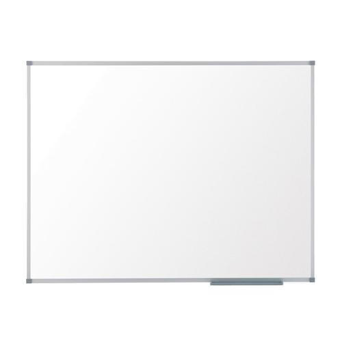 Nobo Classic Whiteboard Melamine Surface Non-magnetic Aluminium Trim W1800xH1200mm White Ref 1905205