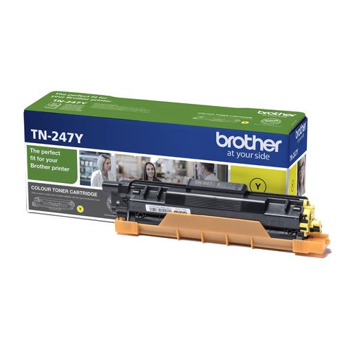 Brother TN247Y Toner Cartridge High Yield 2300pp Yellow Ref TN247Y