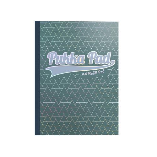 Pukka GLEE Refill Pad 400Pg 80gsm Sidebound A4 Green Ref 8892GLE [Pack 5]