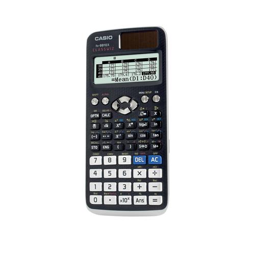 Casio Scientific Calculator Natural Display 552 Functions 77x11x165mm Graphite Ref FX-991EX