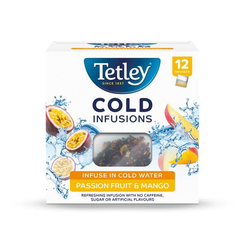 Tetley Cold Infusions Passion Fruits & Mango Ref 1602A  [Pack 12]