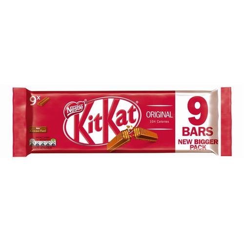 Nestle+Kit+Kat+Bars+Milk+Chocolate+2+Fingers+Ref+12339411+%5BPack+9%5D
