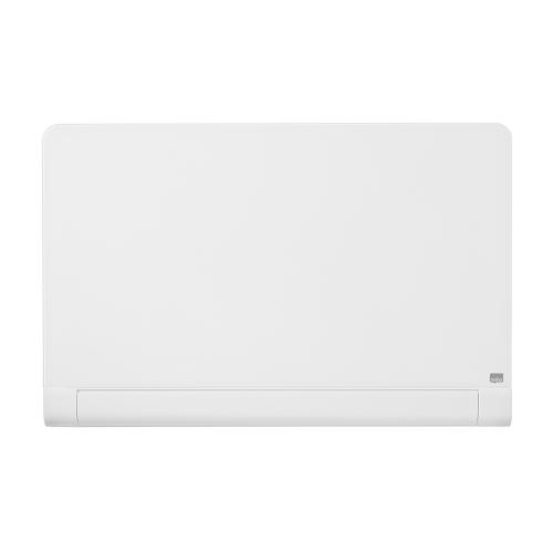Nobo Widescreen 57 inch WhiteBoard Glass Rnd Cnr Magnetic Fixing Inc W1260xH710mm Brill White Ref 1905192