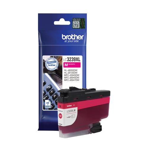 Brother+LC3239XLM+Ink+Cartridge+High+Yield+Page+Life+5000pp+Magenta+Ref+LC3239XLM
