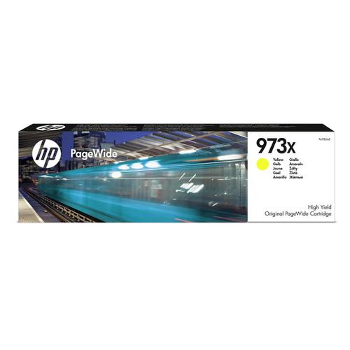 Hewlett Packard [HP] No.973X Inkjet Cartridge Page Wide HY Page Life 7000pp 86ml Yellow Ref F6T83AE