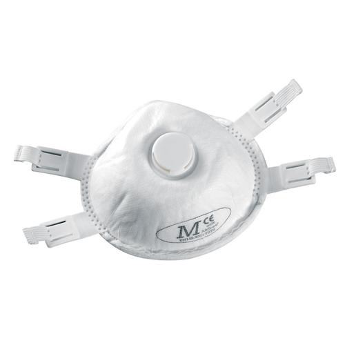 JSP Disposable Mask FFP3 Moulded Valved EN149 Standard Ref BEH130-001-000 [Pack 5]