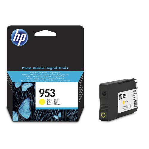 Hewlett Packard [HP] No.953 Inkjet Cartridge Page Life 700pp 10ml Yellow Ref F6U14AE
