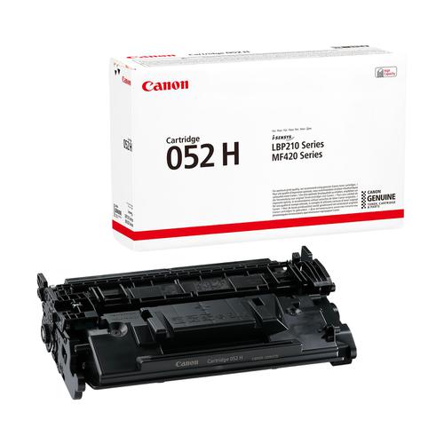 Canon 052H Laser Toner Cartridge High Yield Page Life 9200pp Black Ref 2200C002