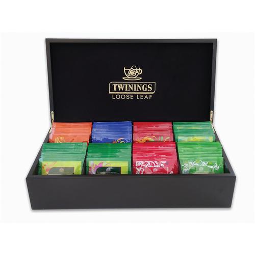 Twinings+Wooden+Tea+Box+Deluxe+8+Compartments+Black+Ref+0403314