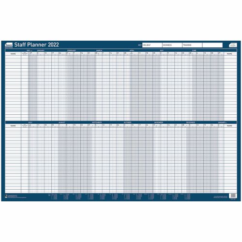 Sasco 2022 Staff Planner Mounted Landscape 915x610mm Ref 2410166