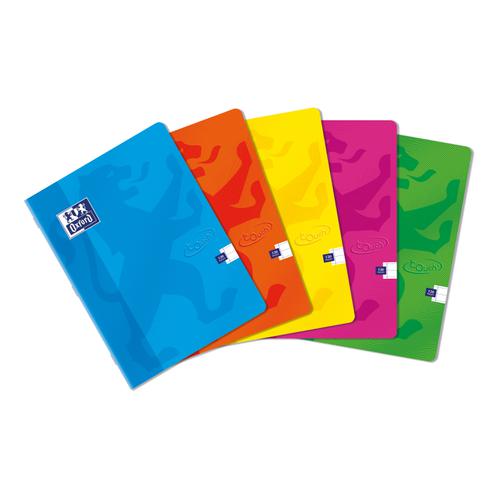 Oxford Soft Touch Stapled A4 Assorted Colours Ref 400088258 [Pack 5]