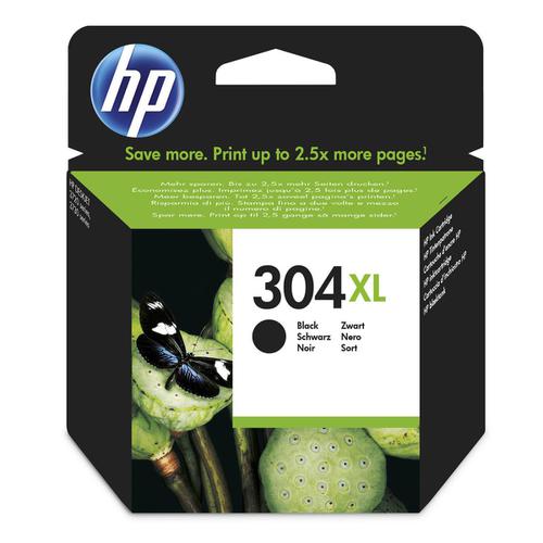 Hewlett+Packard+%5BHP%5D+No.304XL+Inkjet+Cartridge+High+Yield+Page+Life+300pp+5.5ml+Black+Ref+N9K08AE