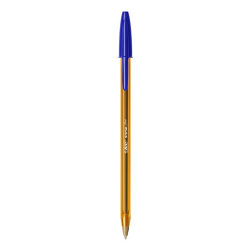 Bic+Cristal+Original+Ballpoint+Pen+Fine+0.8mm+Tip+Blue+Ref+872730+%5BPack+50%5D