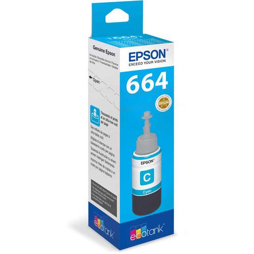 Epson+T6642+EcoTank+Ink+Bottle+Page+Life+6500pp+70ml+Cyan+Ref+C13T664240