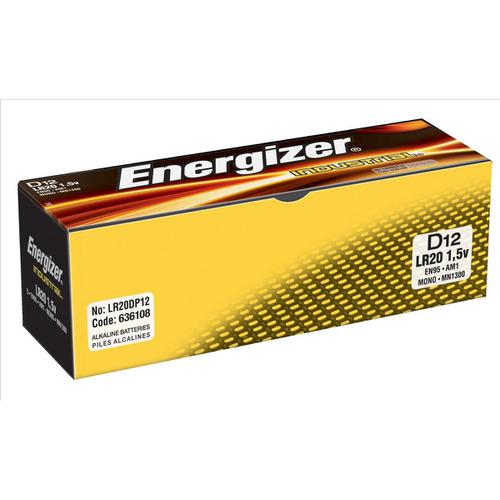 Energizer+Industrial+Battery+Long+Life+LR20+1.5V+D+Ref+636108+%5BPack+12%5D