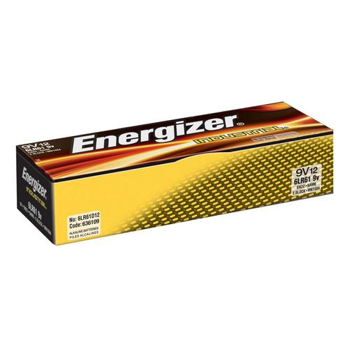Energizer+Industrial+Battery+Long+Life+6LR61+9V+Ref+636109+%5BPack+12%5D