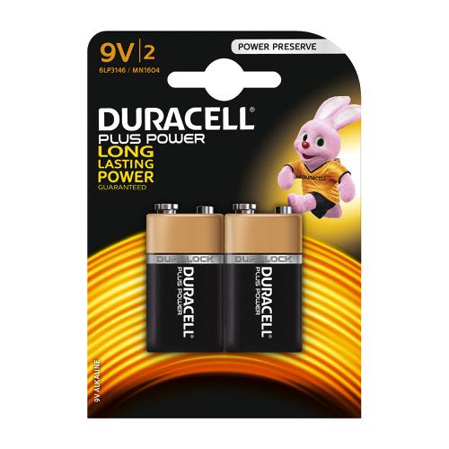 Duracell+Plus+Power+MN1604+Battery+Alkaline+9V+Ref+81275459+%5BPack+2%5D