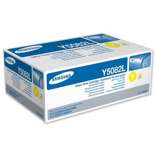 Samsung+CLT-Y5082L+Laser+Toner+Cartridge+High+Yield+Page+Life+4000pp+Yellow+Ref+SU532A