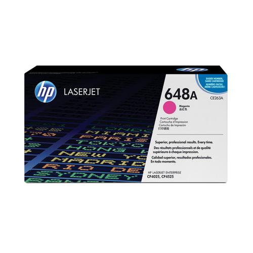 HP 648A Laser Toner Cartridge Page Life 11000pp Magenta Ref CE263A