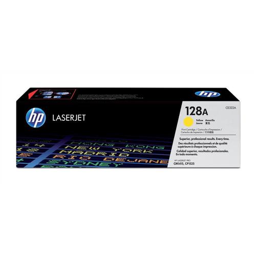HP+128A+Laser+Toner+Cartridge+Page+Life+1300pp+Yellow+Ref+CE322A