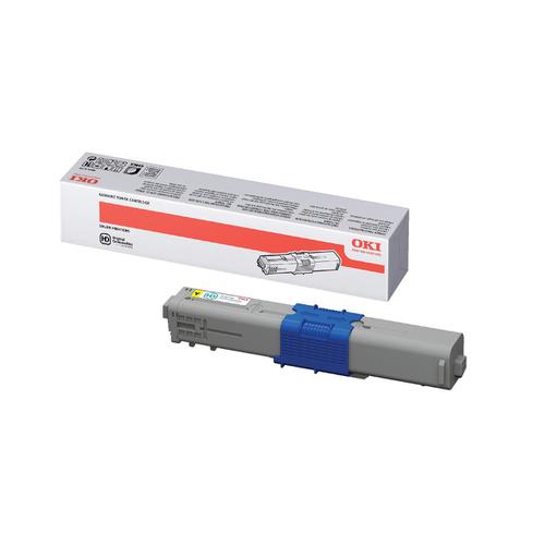 OKI Laser Toner Cartridge High Yield Page Life 5000pp Yellow Ref 44469722