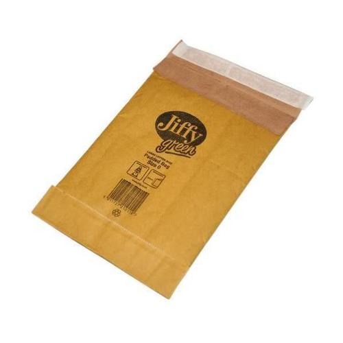 Jiffy Padded Bag Envelopes Size 0 Peel and Seal 135x229mm Brown Ref JPB-0 [Pack 200]