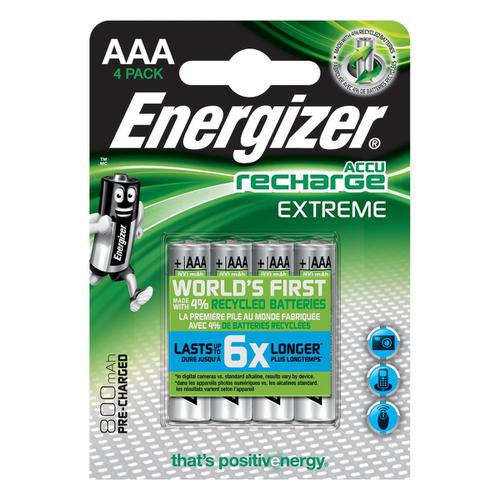 Energizer+Battery+Rechargeable+Advanced+NiMH+Capacity+700mAh+LR03+1.2V+AAA+Ref+E300624400+%5BPack+4%5D