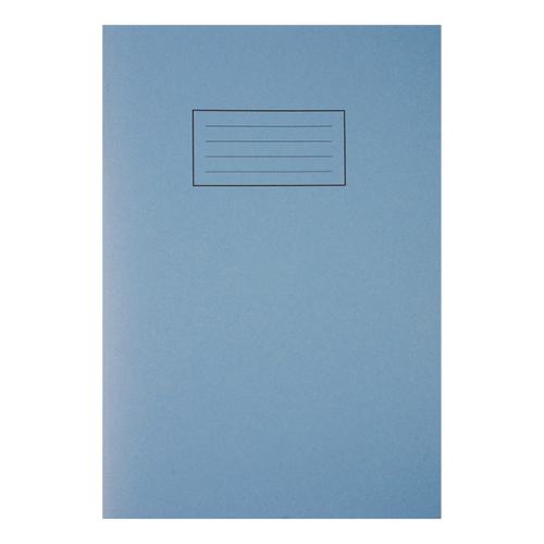 Silvine Exercise Book Ruled and Margin 80 Pages 75gsm A4 Blue Ref EX108 [Pack 10]