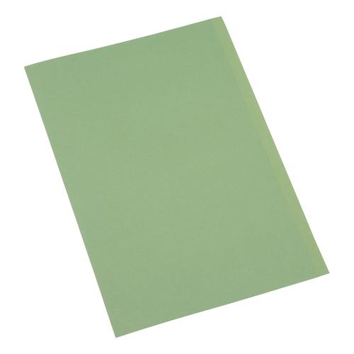 5+Star+Office+Square+Cut+Folder+Recycled+250gsm+Foolscap+Green+%5BPack+100%5D