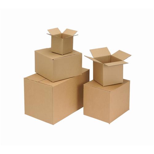 Packing Carton Single Wall Strong Flat Packed 305x229x229mm Brown [Pack 25]