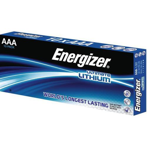 Energizer+Ultimate+Battery+Lithium+L92+1.5V+AAA+Ref+639754+%5BPack+10%5D