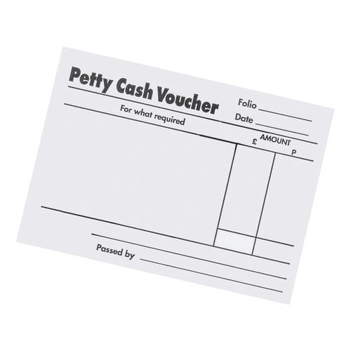 5 Star Office Petty Cash Pad 80 Sheets 88x138mm [Pack 5]