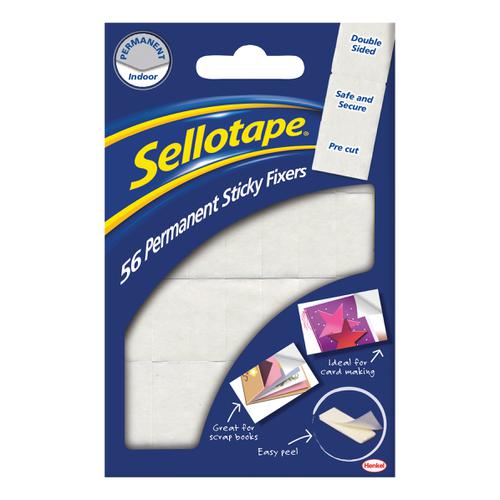 Sellotape+Sticky+Fixers+Permanent+12mm+x+25mm+%5BPack+12%5D