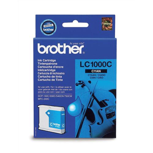 Brother+Inkjet+Cartridge+Page+Life+500pp+Cyan+Ref+LC1000C