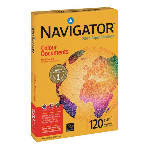 Navigator Colour Documents Paper Ream-Wrapped 120gsm A3 Wht Ref NCD1200017[500Shts]