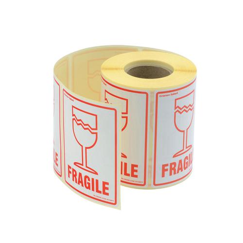 Parcel+Labels+Fragile+108x79mm+on+Roll+Diameter+210mm+%5B500+Labels%5D