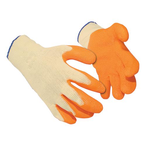 Latex+Gloves+Polyester+Cotton+Large+Orange+%5B12+Pairs%5D