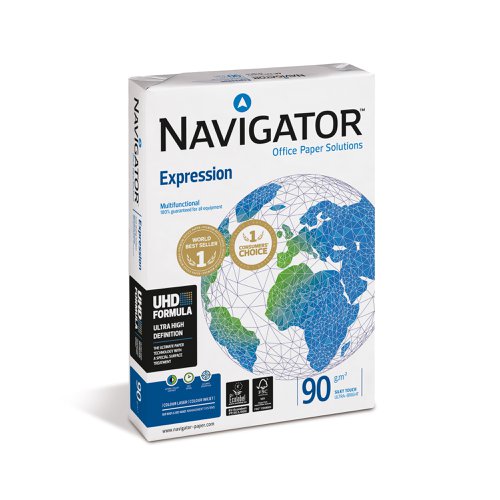 Navigator+Expression+Paper+Ream-Wrapped+90gsm+A4+White+Ref+NEX0900024+%5B500+Shts%5D