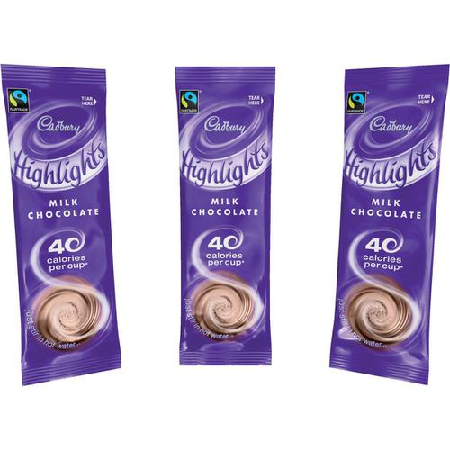 Cadbury+Chocolate+Highlights+Fairtrade+Hot+Chocolate+Powder+Sachets+Low+Calorie+Ref+0403173+%5BPack+30%5D