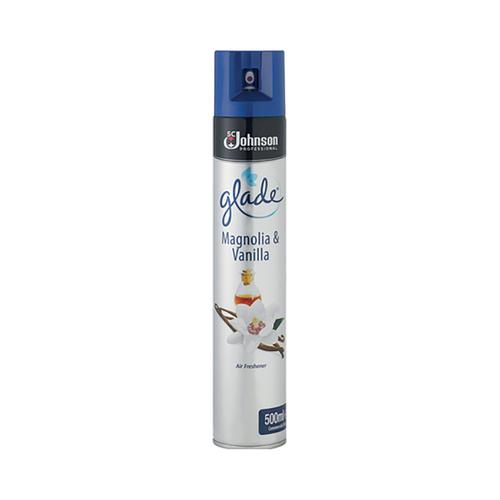 Glade+Air+Freshener+Aerosol+Spray+Can+Vanilla+%26+Magnolia+500ml+Ref+71225